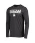 Men's Maroon, Heathered Charcoal Distressed Montana Grizzlies Meter Long Sleeve T-shirt and Pants Sleep Set