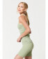 ფოტო #3 პროდუქტის Women's Seamless Ruched Tank