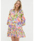 Фото #1 товара Fat Face Women's Amy Art Floral Tunic Dress