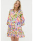 ფოტო #1 პროდუქტის Fat Face Women's Amy Art Floral Tunic Dress