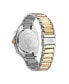 ფოტო #3 პროდუქტის Men's Thunder Force Three Hand Quartz Two Tone Stainless Steel 47MM