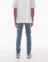 Topman skinny jeans in tinted summer blue light wash Синий, W38 L32 - фото #4