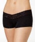 ფოტო #1 პროდუქტის Cotton Dream Lace Boyshort Underwear 40859