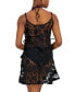 Фото #2 товара Women's Lace Side-Tie Dress Cover-Up, Created for Macy's