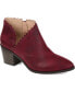 Фото #8 товара Women's Tessa Scalloped Block Heel Booties