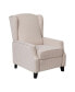 Фото #1 товара Mauro Contemporary Pushback Recliner With Accent Nail Trim-Wingback Manual Recliner