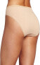 Фото #2 товара OnGossamer 187362 Womens Cabana Cotton Hi Cut Brief Panty Champagne Size Large