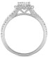 ფოტო #3 პროდუქტის Certified Diamond Halo Engagement Ring (1-1/3 ct. t.w.) in 14k White Gold featuring diamonds with the De Beers Code of Origin, Created for Macy's