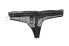 Calvin Klein 242137 Womens Radical Thong Underwear Black Size Medium