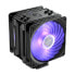 Cooler Master Hyper 212 RGB Black Edition w/LGA1700 - Cooler - 12 cm - 650 RPM - 2000 RPM - 30 dB - 59 cfm