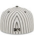 Фото #2 товара Men's White/Black Durham Bulls Black Sox Theme Night 59FIFTY Fitted Hat