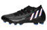 Футбольные бутсы Adidas Predator Edge.3 MG черно-бело-синие 40 - фото #2