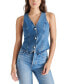 ფოტო #1 პროდუქტის Women's Cotton Micky Button-Front Vest Top