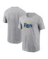 Фото #1 товара Men's Heather Gray Tampa Bay Rays Home Team Athletic Arch T-shirt