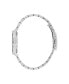 ფოტო #2 პროდუქტის Unisex Three Hand Code One Small Silver-Tone Stainless Steel Bracelet Watch 35mm
