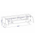 Marcus 70.86" Medium Density Fiberboard 4-Shelf TV Stand
