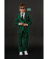Фото #5 товара Little Boys Oversized Pinstripe Button Closure Suit Set