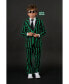 Big Boys Oversized Pinstripe Button Closure Suit Set