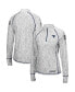 Women's White West Virginia Mountaineers OHT Military-Inspired Appreciation Officer Arctic Camo 1/4-Zip Jacket
