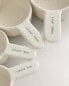 Pack of stoneware measuring spoons (pack of 4)