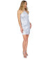 ფოტო #8 პროდუქტის Michael Kors Women's Iridescent Petal Mini Dress