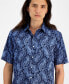 ფოტო #3 პროდუქტის Men's Linekel Paisley Refined Woven Shirt, Created for Macy's