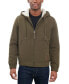 Men's Fleece-Lined Zip-Front Hooded Jacket