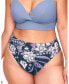 Plus Size Nina Swimwear High-Waist Bikini Bottom