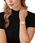 ფოტო #4 პროდუქტის Women's Lennox Three-Hand Rose Gold-Tone Stainless Steel Bracelet Mesh Watch, 37mm