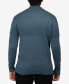 ფოტო #2 პროდუქტის Men's Mock Neck Texture Quarter Zip Knitted Sweater