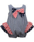 ფოტო #1 პროდუქტის Baby Girls Sleeveless Seersucker Bubble