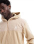 Фото #2 товара adidas Originals Adicolor 3-stripes Teddy Fleece Hoodie in Beige