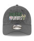 Фото #3 товара Men's Gray Milwaukee Bucks 2024 NBA Playoffs 9TWENTY Adjustable Hat