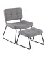 Фото #1 товара Stout Contemporary Lounge Chair and Ottoman Set