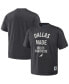 ფოტო #1 პროდუქტის Men's NBA x Anthracite Dallas Mavericks Heavyweight Oversized T-shirt