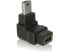 Delock Adapter USB-B mini - USB-B mini 5-pin - USB-B mini 5-pin - Black