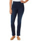ფოტო #1 პროდუქტის Petite Amanda High Rise Slim-Fit Pull-On Jeans