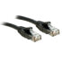 Lindy 0.5m Cat.6 U/UTP Cable - Black - 0.5 m - Cat6 - U/UTP (UTP) - RJ-45 - RJ-45