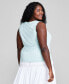 ფოტო #2 პროდუქტის Plus Size Ruffle-Trim Tank Top, Created for Macy's