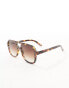 Фото #8 товара Jeepers Peepers aviator sunglasses in tortoiseshell