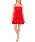 ფოტო #1 პროდუქტის Women's Square-Neck Sleeveless Babydoll Dress