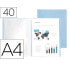 Фото #3 товара LIDERPAPEL Showcase folder 40 polypropylene covers DIN A4 opaque light blue