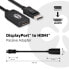 Club 3D DisplayPort™ to HDMI™ Passive Adapter - 0.13 m - Displayport - HDMI - Male - Female - 1920 x 1200 pixels