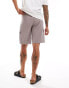 ONLY & SONS plisse slouchy cargo short in grey