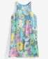 ფოტო #5 პროდუქტის Women's Sleeveless Botanical-Print Halter Tank Dress, Created for Macy's