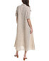 Фото #3 товара Lafayette 148 New York Short Sleeve Popover Linen Dress Women's