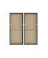 Two Black Dominos 2-Piece Canvas Wall Art Set