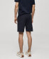 Men's Technical Fabric Drawstring Bermuda Shorts