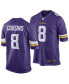 Фото #1 товара Kirk Cousins Minnesota Vikings Game Jersey, Big Boys (8-20)