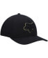 Men's Black Epicycle 2.0 Yellow Logo Flex Hat